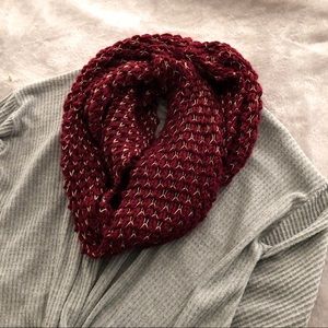 Maroon Infinity Scarf